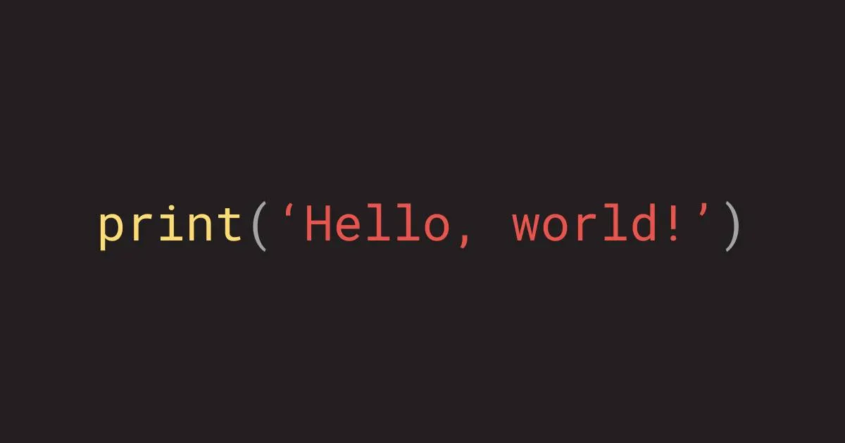 Hello, world banner